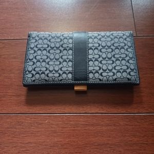 Coach cheque book holder
